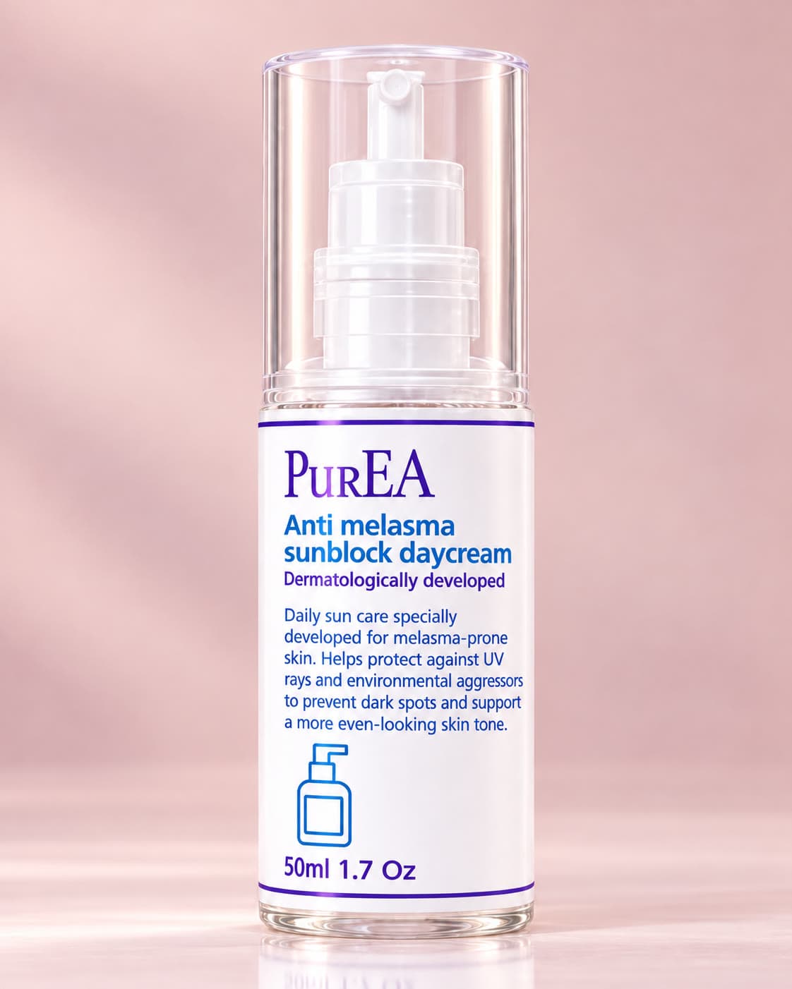 Pure EA Anti Melasma Sunblock Day Cream, front view