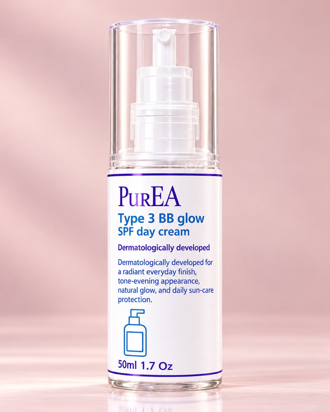 Pure EA Type 3 BB Glow SPF Day Cream, front view
